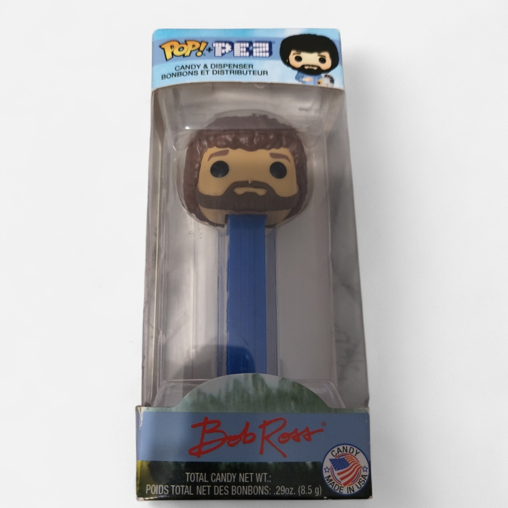 NIB Rare And Collectible Bob Ross Pop! PEZ Dispenser